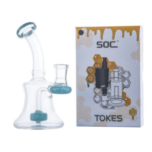 Mini Showerhead Perc Dab Rig w/ SOC Tokes Vaporizer Set |Free NZ Shipping