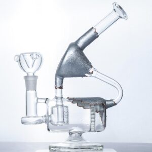 Multiple Perc Recycler Bong w/ Lookah Q7 Electric Dab Nail Set | PB