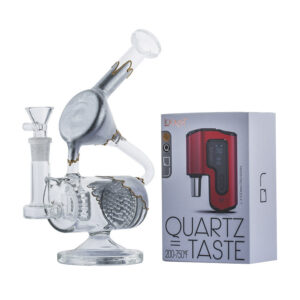 Multiple Perc Recycler Bong w/ Lookah Q7 Electric Dab Nail Set | PB