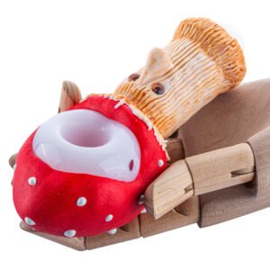 Mushroom Shape Glass Weed Pipe/Smoking Bowls For Sale | Free NZ Shipping