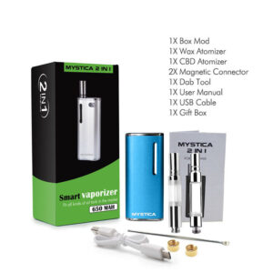 Mystica 2 in 1 For Wax&CBD/THC Oil | Best Weed Vapes For Sale