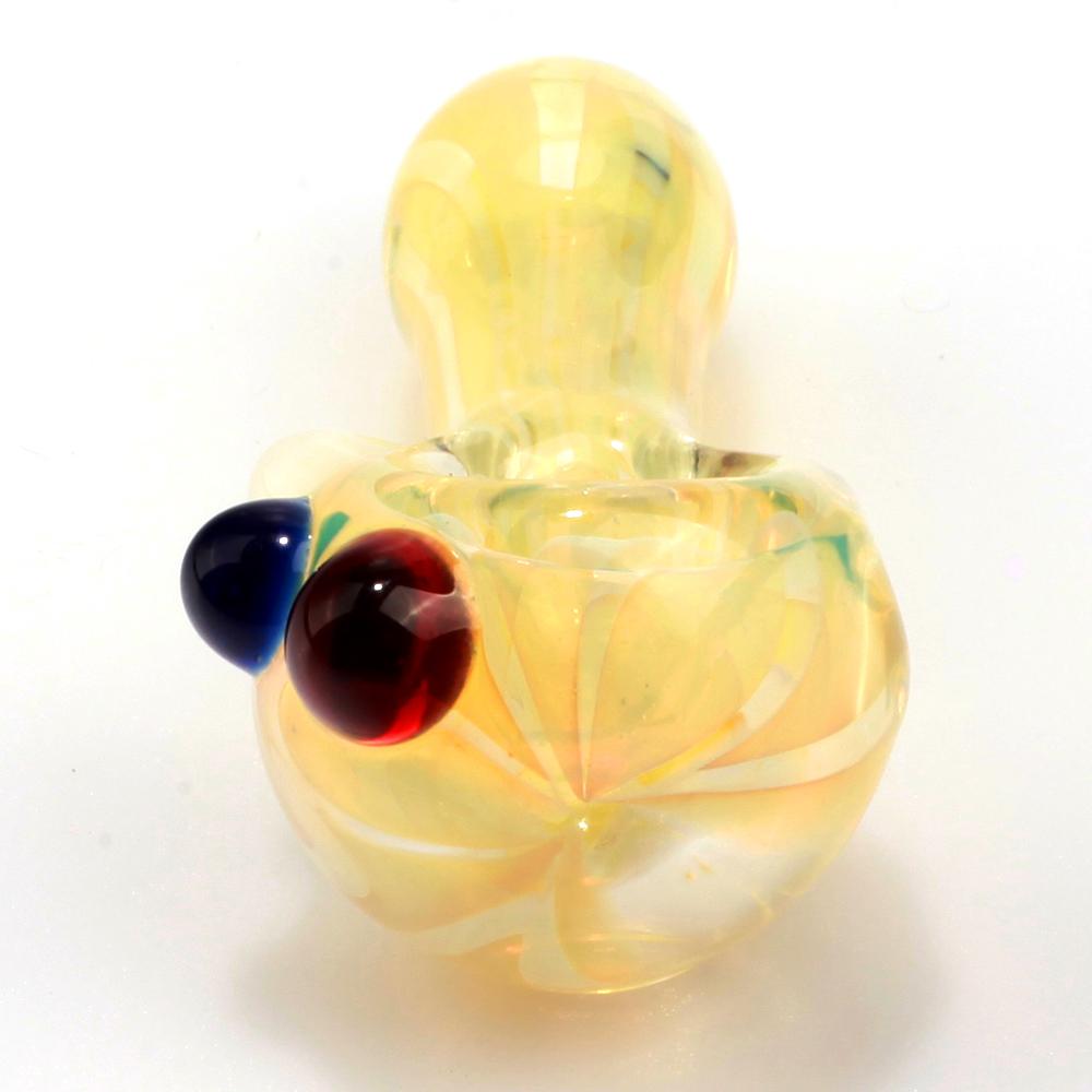 Nano_Fumed_Glass_Spoon_Pipe_w_Colored_Raised_Marbles_3_4405ffeb-86dc-4bc1-907a-7975cba7bc21 Nano Fumed Glass Spoon Pipe | Weed Bowls For Sale | Free NZ Shipping