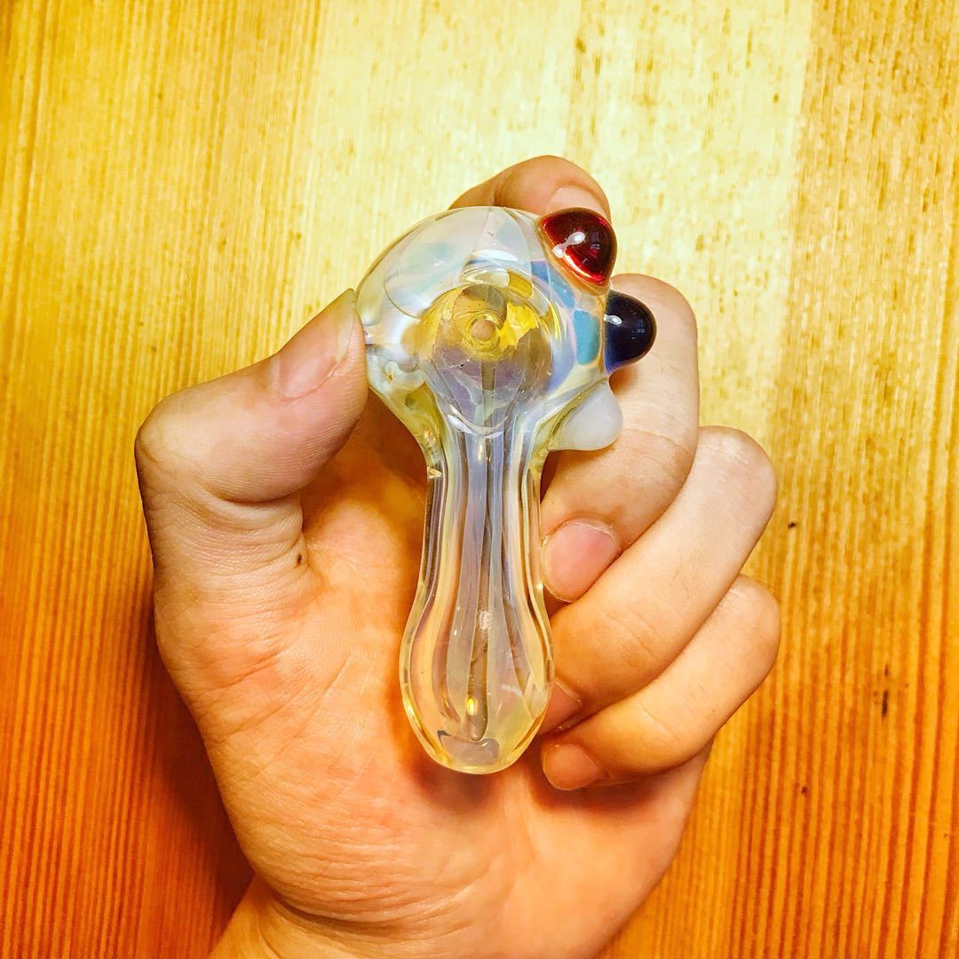 Nano Fumed Glass Spoon Pipe | Weed Bowls For Sale | Free NZ Shipping