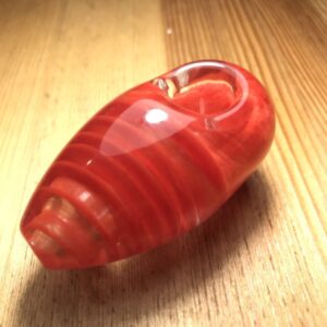 Glass Cocoon Pipe with Spiral Scheme | Weed Pipe/Bowls  For Sale Puffing Bird Online Headshop