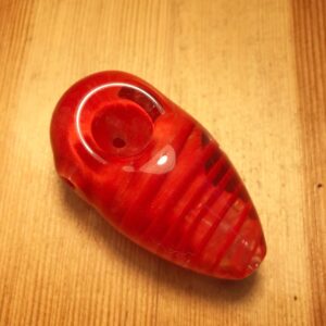 Glass Cocoon Pipe with Spiral Scheme | Weed Pipe/Bowls  For Sale Puffing Bird Online Headshop