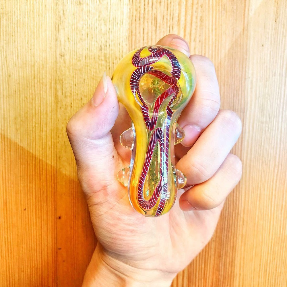 Nano Murrine Glass Portable Pipe | Weed Bowls For Sale | Free NZ Shipping