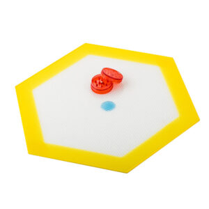 Non Stick Hexagon Silicone Dab Mat | Dab Tool For Sale | Free NZ Shipping