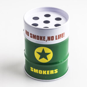 Oil Drum Shaped Tin Ashtray | Ashtrays For Sale | Free NZ Shipping
