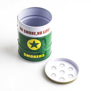 Oil Drum Shaped Tin Ashtray | Ashtrays For Sale | Free NZ Shipping