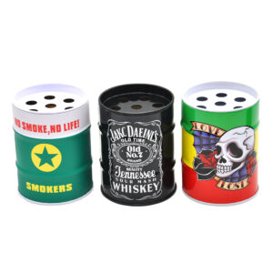 Oil Drum Shaped Tin Ashtray | Ashtrays For Sale | Free NZ Shipping