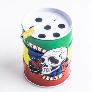 Oil Drum Shaped Tin Ashtray | Ashtrays For Sale | Free NZ Shipping