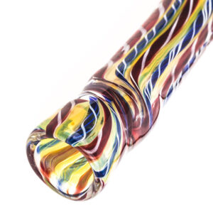 One Hitter Glass Pipe w Streaks  Weed Bowls For Sale  Free NZ Shipping
