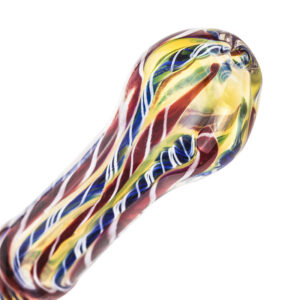 One Hitter Glass Pipe w Streaks  Weed Bowls For Sale  Free NZ Shipping