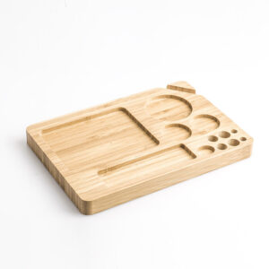 One Piece Wooden Rolling Tray  Best Rolling Trays For Sale  PB