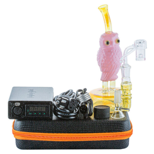 Owl Theme Bong Enail Bundle w/ Quartz Banger/Carb Cap | Free NZ Shipping