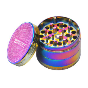 Rainbow Aluminium Alloy Herb Grinder 4 Piece For Sale | Free NZ Shipping