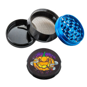 Halloweed Theme Zinc Alloy Herb Weed Grinder 4 Piece | Free NZ Shipping
