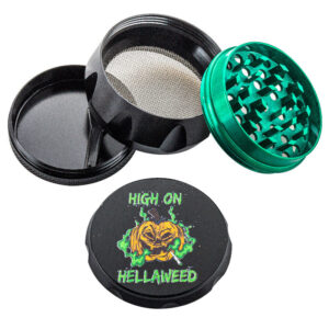 Halloweed Theme Zinc Alloy Herb Weed Grinder 4 Piece | Free NZ Shipping