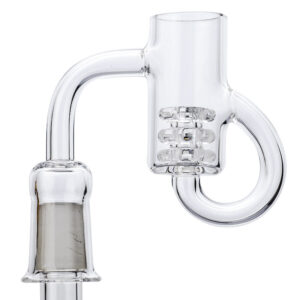 14mm Female Diamond Knot Loop Recycler Quartz Banger | Free NZ Shipping
