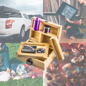 PUFFING BIRD Bamboo Stash Box Kit w/ Combination Lock | Free NZ Shipping