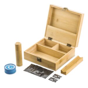 PUFFING BIRD Large Wooden Stash Box Combo Kit with Lock | PB Stash Box