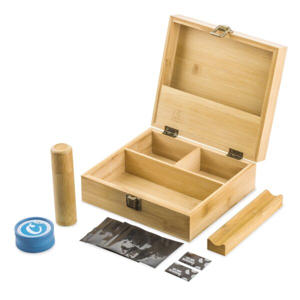 PUFFING BIRD Large Wooden Stash Box Combo Kit with Lock | PB Stash Box