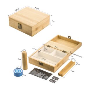PUFFING BIRD Large Wooden Stash Box Combo Kit with Lock | PB Stash Box