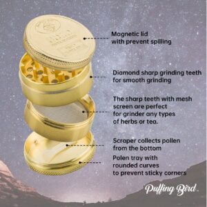 PUFFING BIRD Large Wooden Stash Box Combo Kit with Lock | PB Stash Box