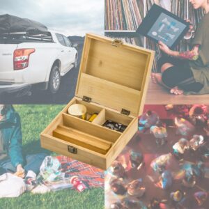 PUFFING BIRD Large Wooden Stash Box Combo Kit with Lock | PB Stash Box
