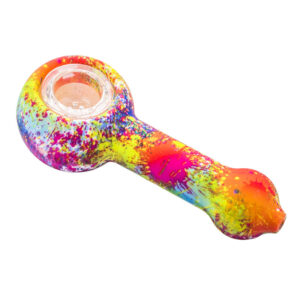 Paint-Splattered Silicone Spoon Pipe For Sale | Free NZ Shipping | $9.99