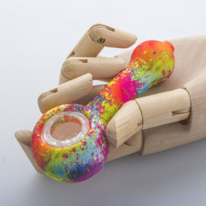 Paint-Splattered Silicone Spoon Pipe For Sale | Free NZ Shipping | $9.99
