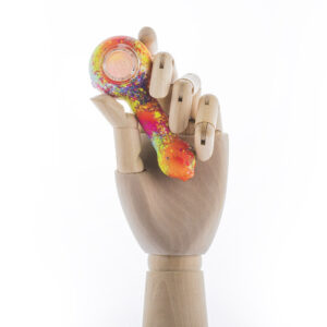 Paint-Splattered Silicone Spoon Pipe For Sale | Free NZ Shipping | $9.99