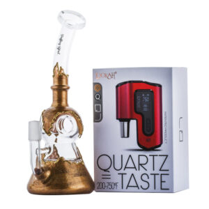 Paint Coated Honeycomb Dab Rig w/ Lookah Q7 Electric Dab Nail | Sale