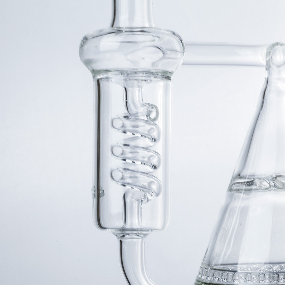 Quartz Enail Dab Kit With Heady Recycler Dab Rig Bundle - Desktop E-Nails For Sale - Puffing Bird