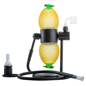 Pineapple Gravity Bong Flat Top Quartz Banger Set | Free NZ Shipping