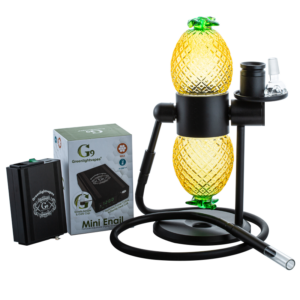 Pineapple Gravity Bong G9 Mini Temp Control Enail | Free NZ Shipping