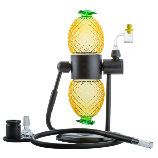 Pineapple Gravity Bong Gravel Quartz Banger Carb Cap | Free NZ Shipping