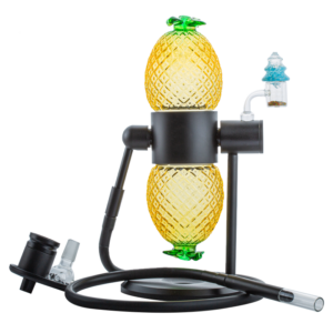 Pineapple Gravity Bong w/ Quartz Banger Carb Cap Set | Free NZ Shipping