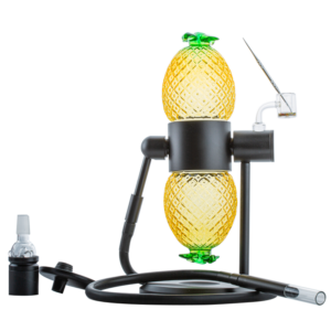 Pineapple Gravity Bong w/ Quartz Banger Dabber Set | Free NZ Shipping