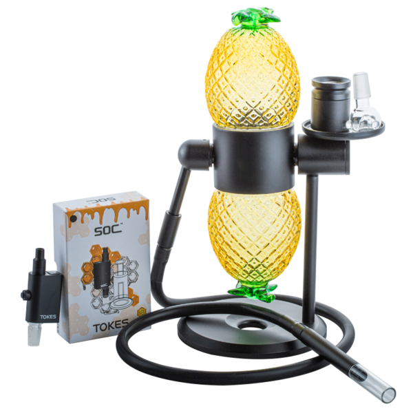 Pineapple Gravity Hookah Bong SOC Tokes Vaporizer Set | Free NZ Shipping