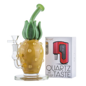 Pineapple Themed Bong w/ Lookah Q7 Electric Dab Nail Set For Sale | PB