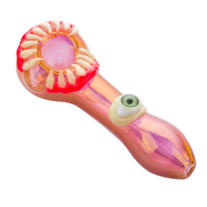 Pink Cyclops Glass Spoon Pipe | Tobacco Pipes For Sale | Free NZ Shipping