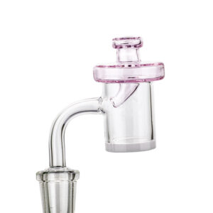Pink Disc Glass Carb Cap For Sale  For Quartz Banger  Free NZ Shipping