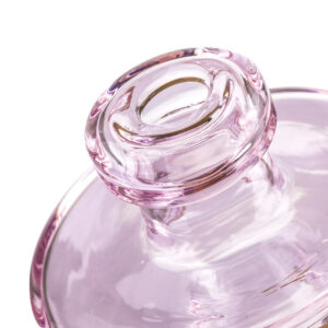 Pink Disc Glass Carb Cap For Sale  For Quartz Banger  Free NZ Shipping