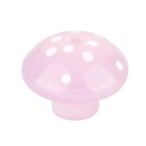 Pink Mushroom Glass Carb Cap | Dab Tools For Sale | Free NZ Shipping