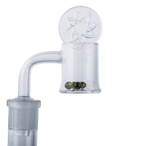 Pinwheel Coin Style Quartz Channel Cap 30mm | For Sale | Free NZ Shipping
