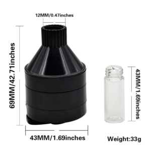 Plastic Mill Funnel Powder WeedHerb Grinder For Sale  Free NZ Shipping