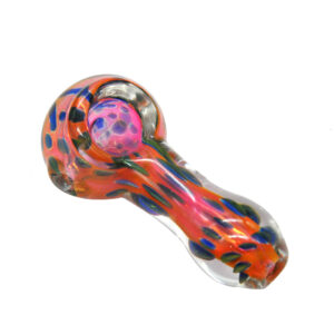 Polka Dot Glass Spoon Pipe | Weed Bowls For Sale | Free NZ Shipping
