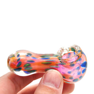 Polka Dot Glass Spoon Pipe | Weed Bowls For Sale | Free NZ Shipping