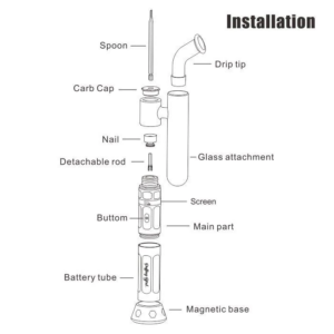 Portable Enail Bubbler | Electric Dab Rigs For Sale | Free NZ Shipping